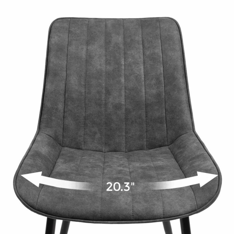 Nordic Modern Luxury Black Leg Office Dining Room Chair