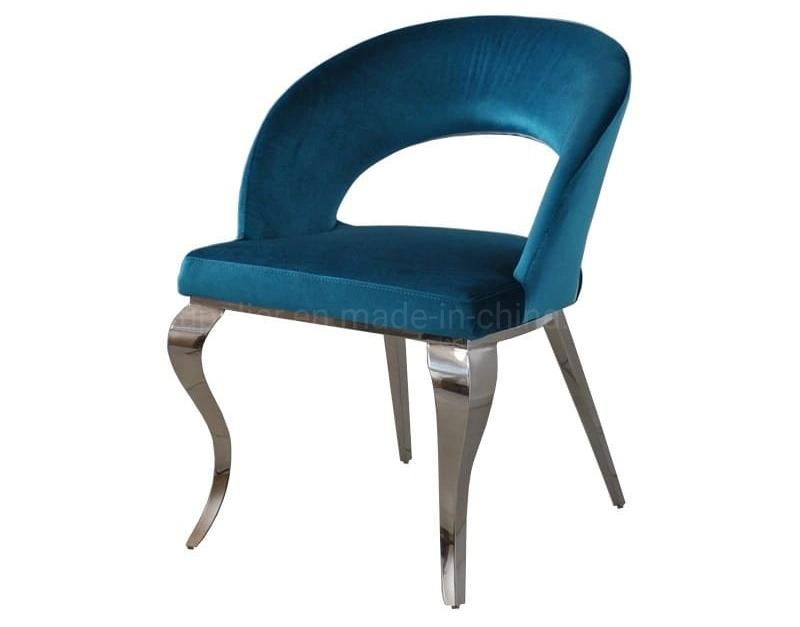 European Style Factory Outlet Luxury Modern Restaurant Upholstered Dining Chair