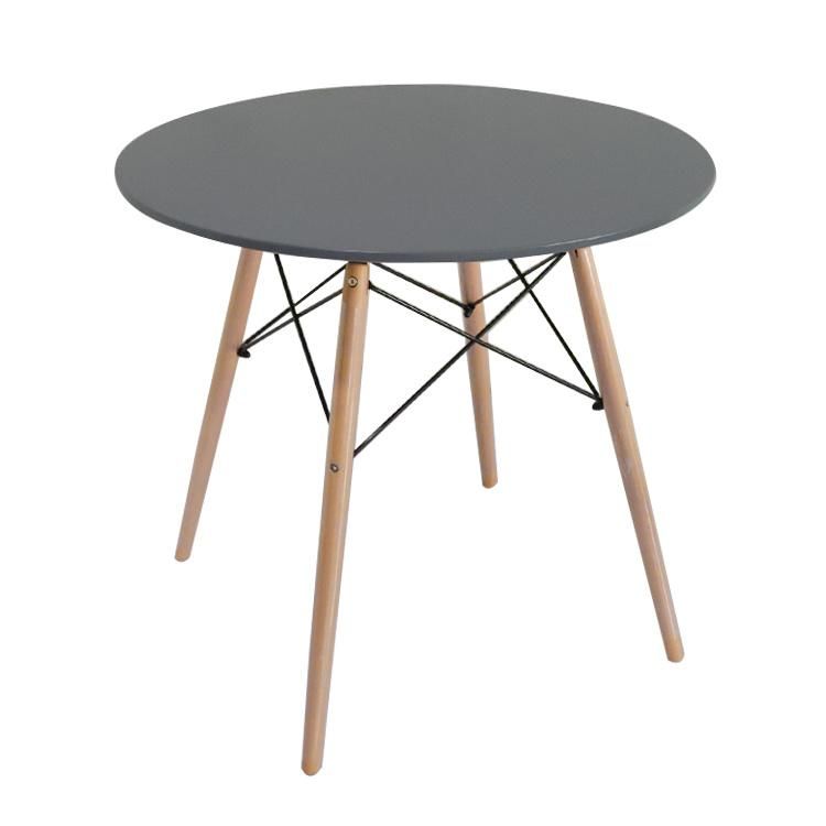 Coffee Table Modern Round Center Table Modern Living Room Furniture Round MDF Wooden Dining Table