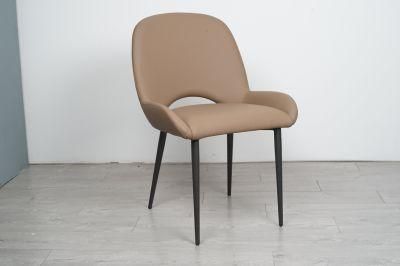 Factory Supply High Quality Metal Fabric Dining Chair
