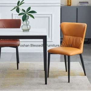 High Backrest Leather Chair Home Furniture Dining Room Chair