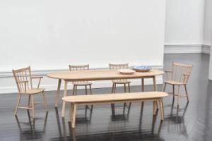 Modern Style Solid Wood Dining Table Set