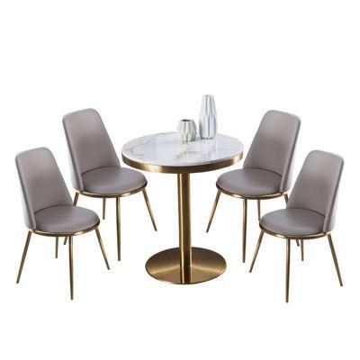 Sillas PARA Restaurante Nordic Office Fashionable Restaurant Dining Chairs Home Furniture Dining Room Chairs Modern Leather