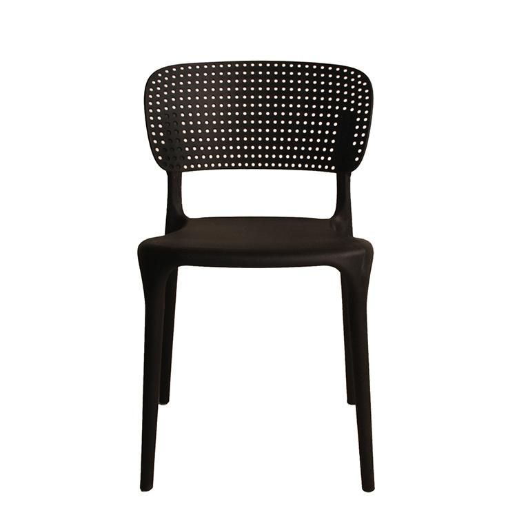 Factory Price Modern Outdoor Cheap Price Colorful Wholesale Stackable PP Home Dining Restaurant Cafe Red Plastic Chairs