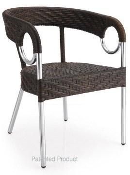 Popular Design for Us Market Stacking Aluminum Dining Chair