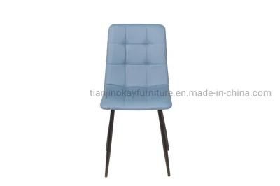 Modern Style Velvet Cushion Home Furniture Nordic Denmark Mark Polish Style Dining Chair