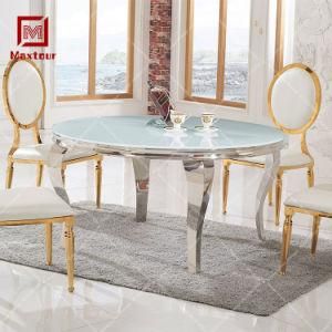 Strong Gold/Silver Stainless Steel Dining Table Frame