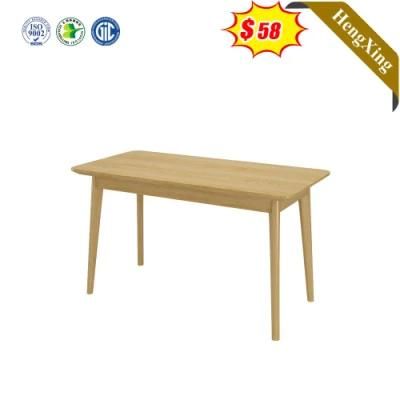 Simple Modern Melamine Dining Table for Home Restaurant Furniture Set