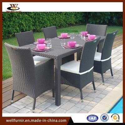 Well Furnir Patio PE Wicker/Rattan Romantic Fashion Table Set (WF-210)