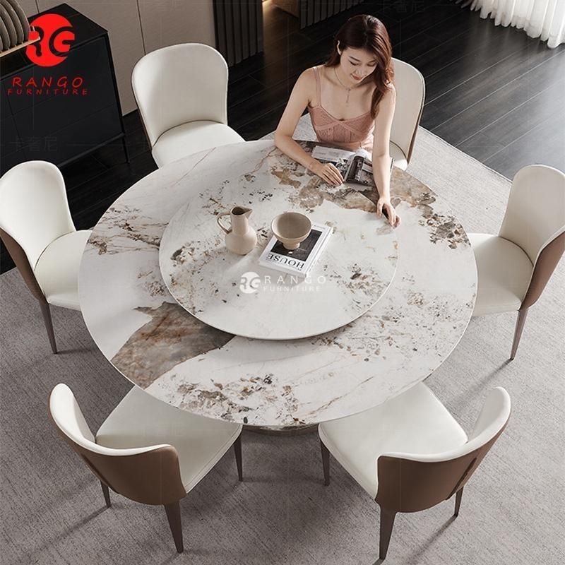 Dining Furniture Round Wholesale Commercial Luxury Dining Table Sets with Dining Office Restaurant Chair