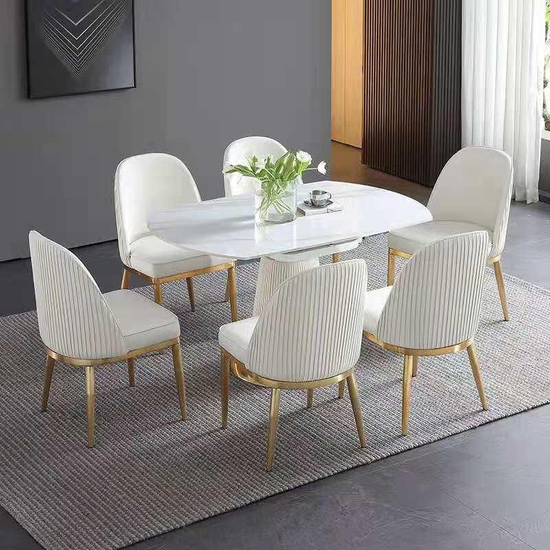 Northern Europe Modern Style Luxury Gold Dining Stainless Steel Chair for Events Wedding Banquet Chair