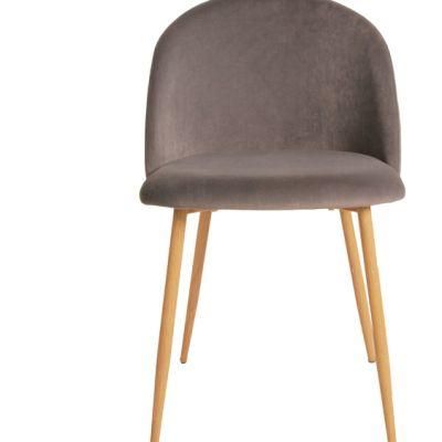Nordic Luxury Restaurant Home Kitchen Sillas Upholstery Soft Fabric High Back Modern Velvet Dining Chair for Dining Room