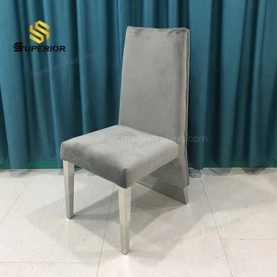 French Stainless Steel Metal Frame Dining Room Chair Wholeasle