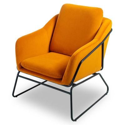 Orange Home Office Hotel Armchair Sofa