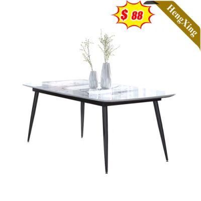 Top Quality Nordic Modern Marble Home Dining Furniture Dining Table Set