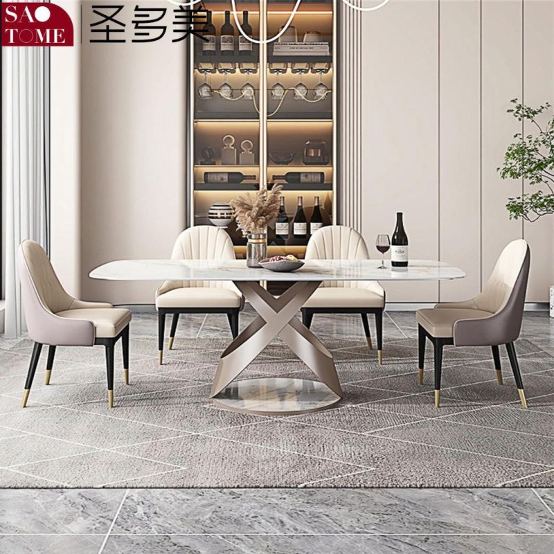 Modern Living Room Dining Room Furniture Ring Base Dining Table