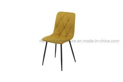 Dining Chair Wholesale Gold Luxury Nordic Cheap Indoor Home Furniture Room Restaurant Dining Fabric Modern Dining Chair