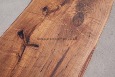 Custom Size Live Edge Solid Wood Table Top /Walnut Butcher Block Top /Epoxy Resin River Table/ Natural Wood Table / Countertop/ Console for Furniture