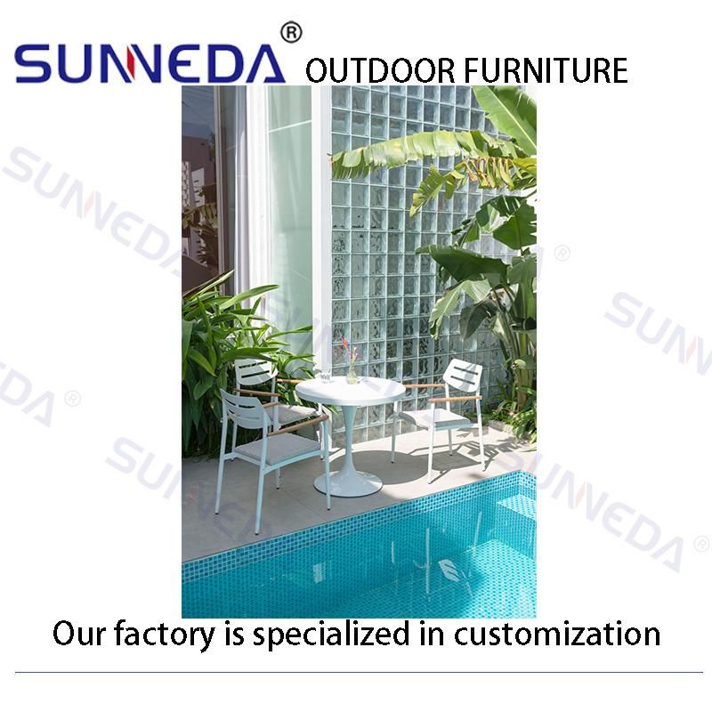 Outdoor Garden Furniture Sets Modern Dining Patio Sun Aluminum Chair Sets