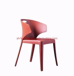 Free Sample Full PP Plastic Coffee Chair with Arm Rest