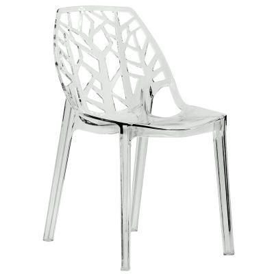 Clear Stackable Crystal Plastic Acrylic Resin Tiffany Chiavari Transparent Wedding Chair