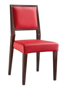 Wholesale Good Quality Red PU Surface Upholstered Dining Chairs