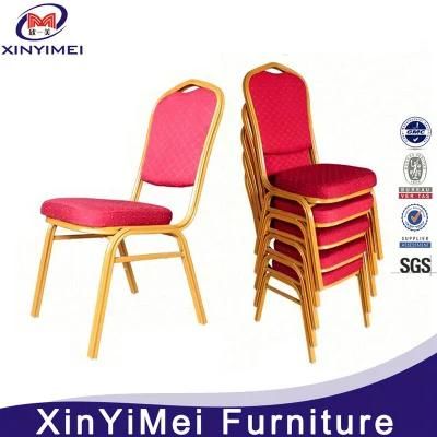 Promotional Cheap Hotel Restaurant Banquet Dining Metal Aluminum Steel Stacking Chair (XYM-L188)