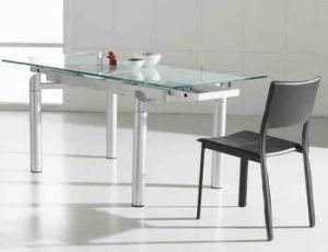 (ST-032 SY-31) Home Furniture Tempered Glass Dining Room Table