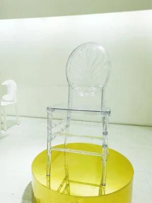 Sawa Wholesale Wedding Party Event Clear Crystal Plastic Resin Acrylic Tiffany Chiavari Chair