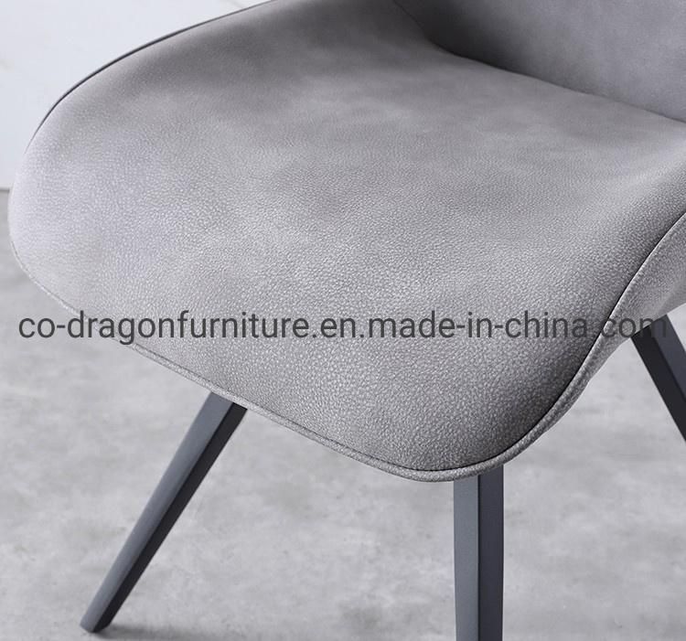 European Style High Quality Luxury Leisure Leather Dining Chair