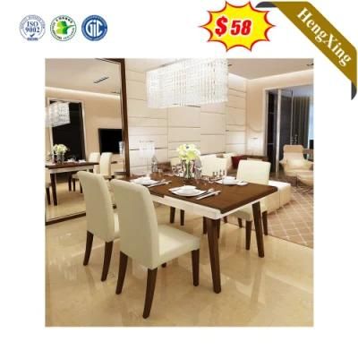 Hotel Restaurant Solid Wood Home Table Melamine Dining Room Furniture Sets