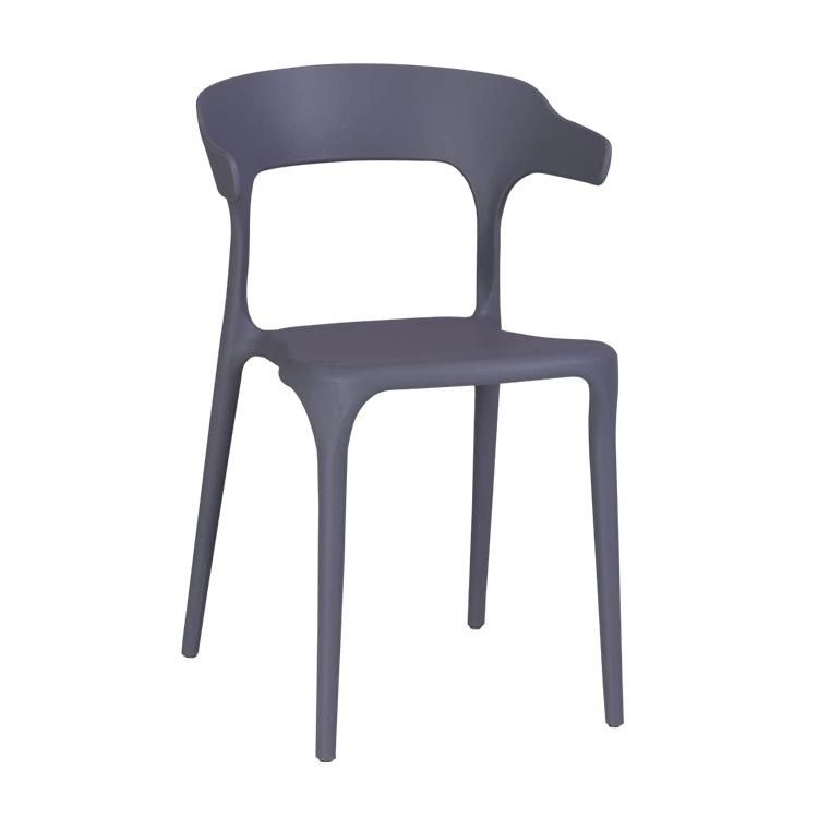 Hot Sale China Colorful Nordic New Design Leisure Armrest PP Plastic Cafe Dining Chairs