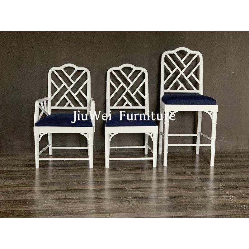 Low Price Fixed Customized Leisure Chair Garden Furniture Outdoor Wooden Dining Chairs