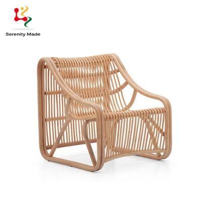 Outdoor Furniture Hotel Restaurtant Garden Rattan Wicker Leisure Balcony Layback Living Room Dining Chair