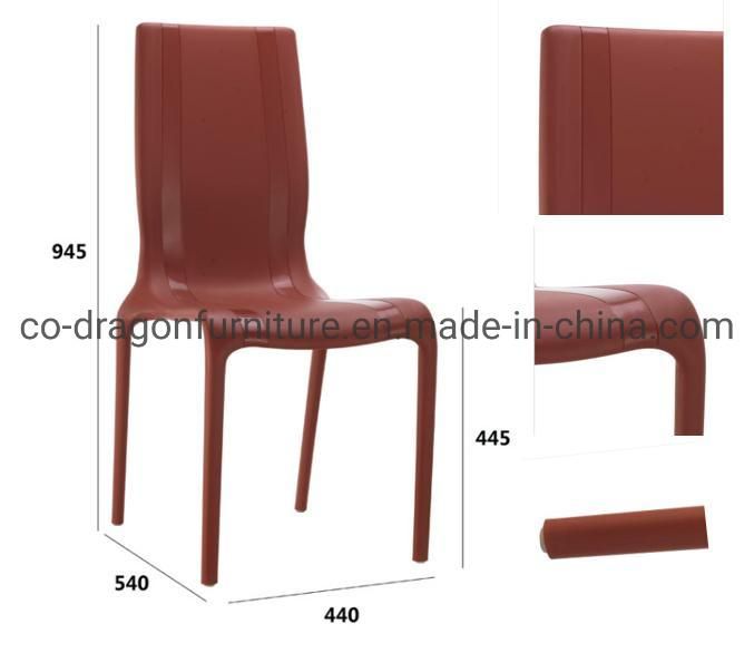 Modern Wholesale High Back Plastic Dining Chair for Dining Furniture