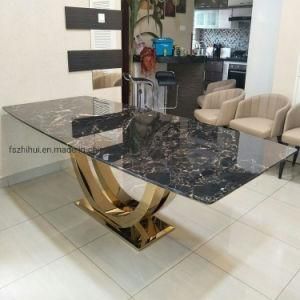 Stainless Steel Dining Room Table