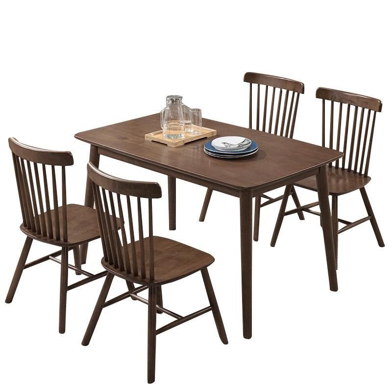 Home Restaurant Smart Modern Design Cheap Dining Room Furniture Wood Dining Tables and Chairs Sets Dining Room Set Dining Table