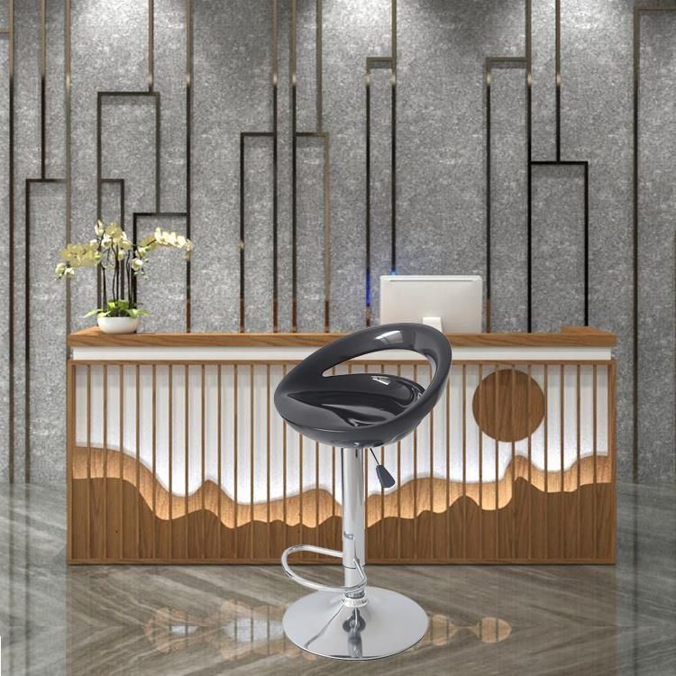 Nordic Metal Footstool Chrome Bar Stool
