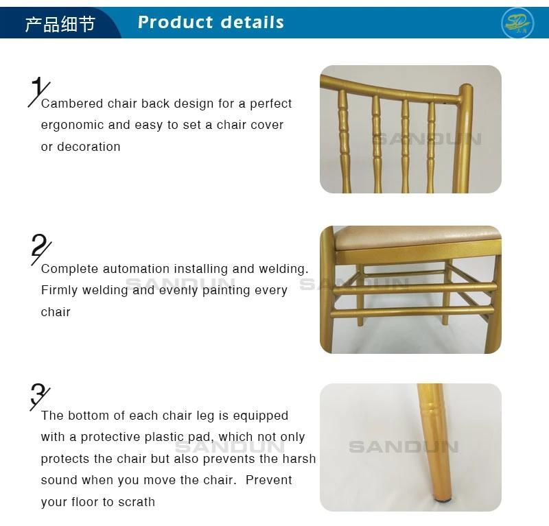 China Factory Customized Dining Furniture Tiffany Chiavari Chair