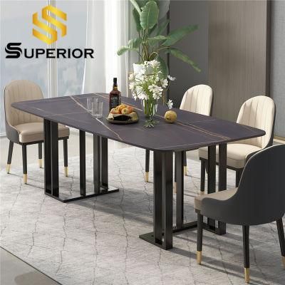 Hot Sale Sintered Stone Dining Table and Chair Home Furniture