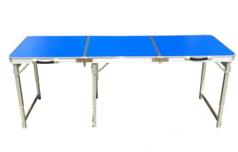High Quality MDF Picnic Easy Carry Dining Suitcase Metal Folding Table