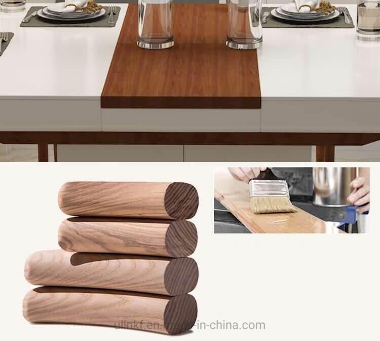 China Wholesale Modern MDF Wooden Table Living Room Canteen Hotel Furniture Dining Table