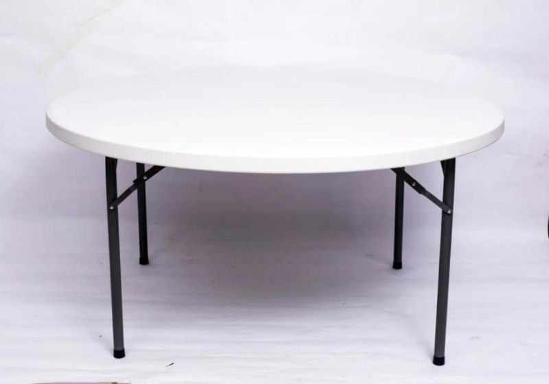 4FT Folding Round Table 122cm 4 -6 Seater Table