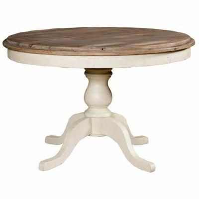 Kvj-Rr13 French Italy Rustic Reclaimed Wood Round Coastal Dining Table