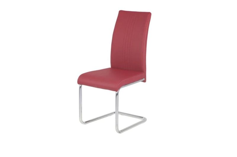 High Back PVC PU Living Room Chair in Modern Style Dining Chairs