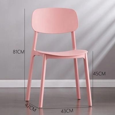 Cheap Leisure Style Modern Design Cheap PP Plastic Chair Dining Room