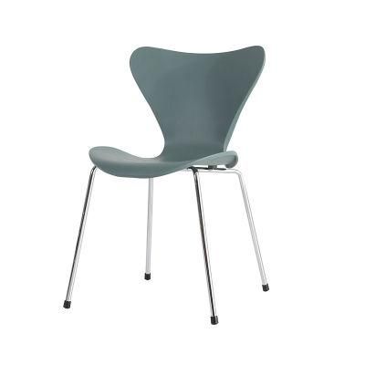 High Quality Chrome Leg PP Seat Dining Chair Furniture