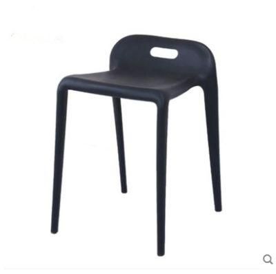 Modern Style Dining Chair Simple Modern Black Cheap Price Plastic Chair for Dining Room