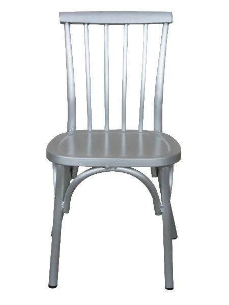 Dining Side Chair Modern Restaurant Furniture Aluminium Armless Chair