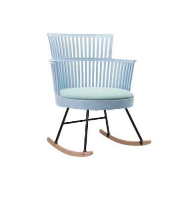 Dining Chair Cushion Wooden Legs Wholesale Italian Modern Plastic PE Dining Chair